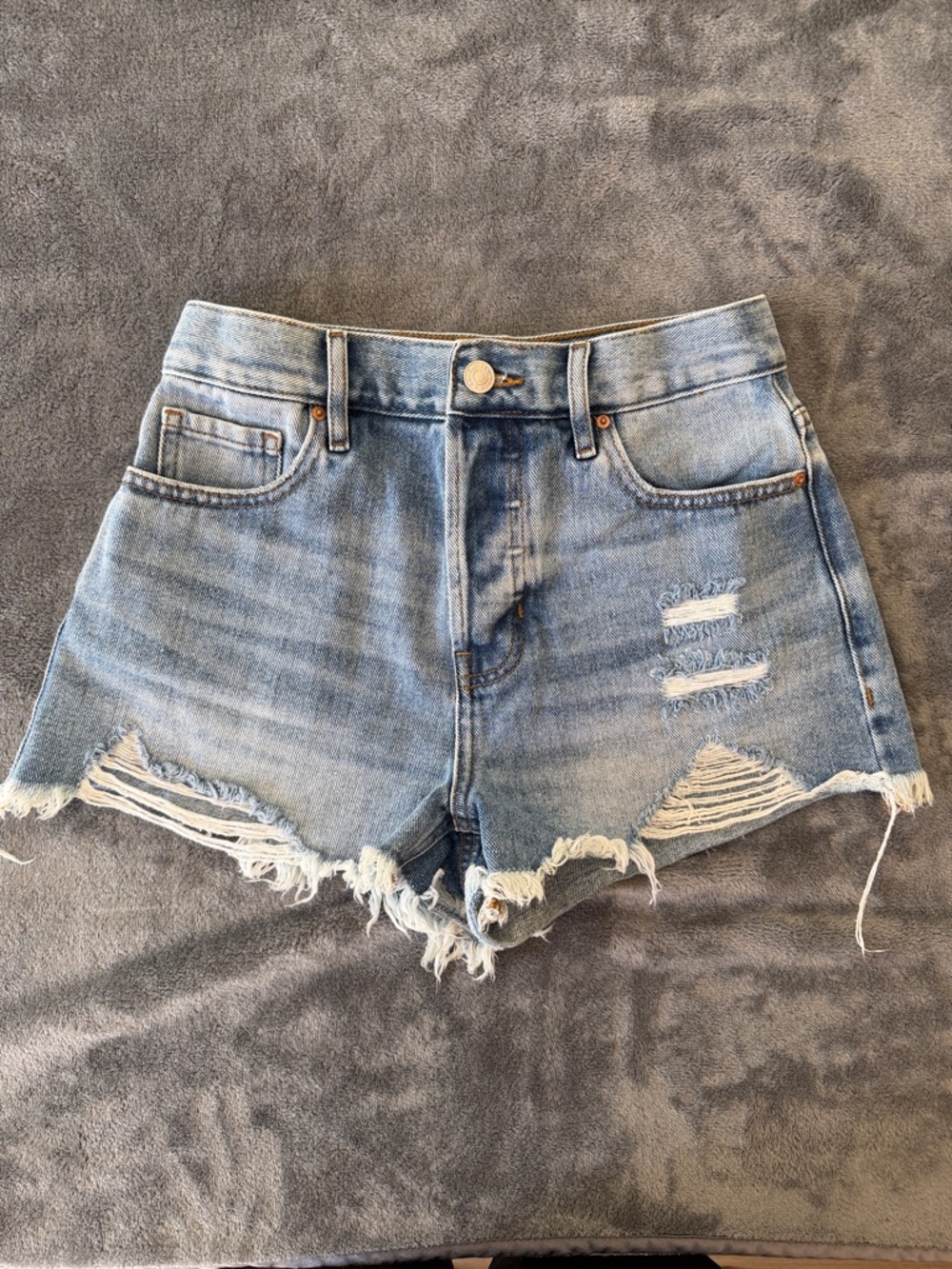 PacSun Vintage High Rise Jean Shorts, Size 25